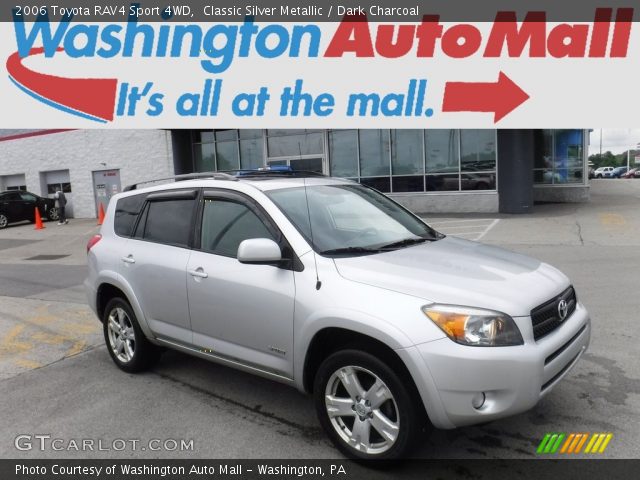 2006 Toyota RAV4 Sport 4WD in Classic Silver Metallic