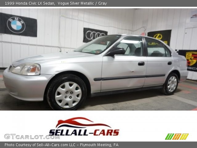 1999 Honda Civic LX Sedan in Vogue Silver Metallic