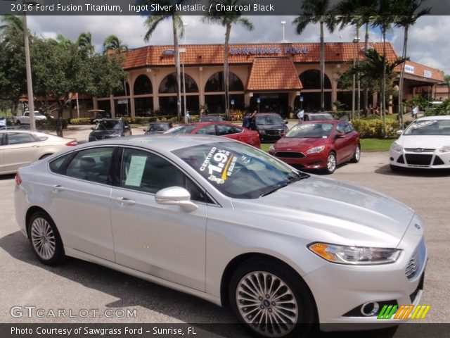 2016 Ford Fusion Titanium in Ingot Silver Metallic
