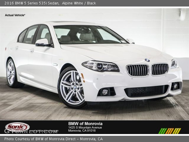 2016 BMW 5 Series 535i Sedan in Alpine White