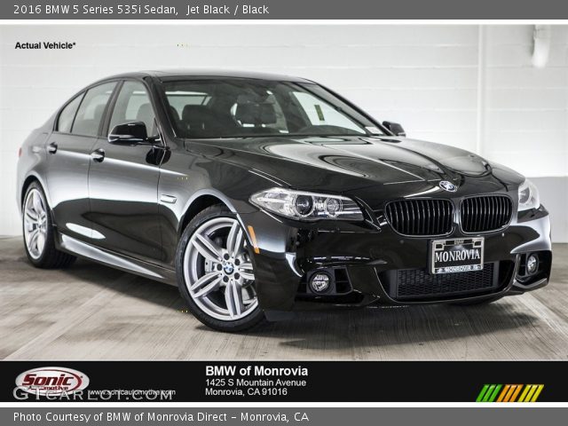 2016 BMW 5 Series 535i Sedan in Jet Black