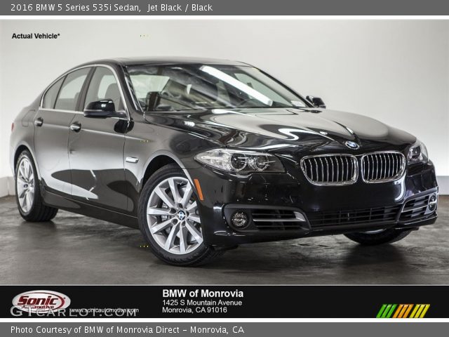 2016 BMW 5 Series 535i Sedan in Jet Black