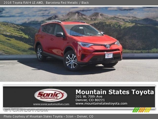 2016 Toyota RAV4 LE AWD in Barcelona Red Metallic