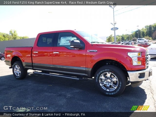 2016 Ford F150 King Ranch SuperCrew 4x4 in Race Red