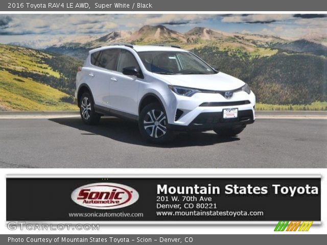 2016 Toyota RAV4 LE AWD in Super White