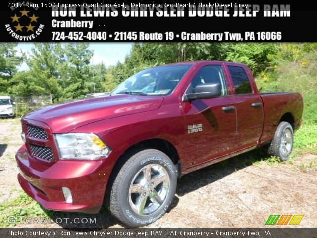 2017 Ram 1500 Express Quad Cab 4x4 in Delmonico Red Pearl