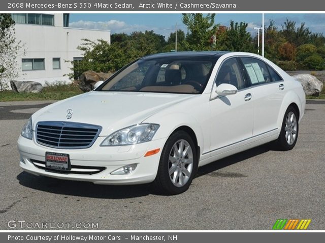 2008 Mercedes-Benz S 550 4Matic Sedan in Arctic White