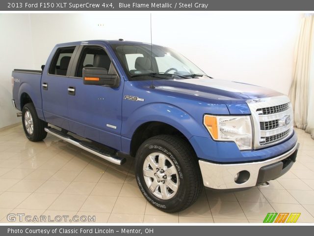 2013 Ford F150 XLT SuperCrew 4x4 in Blue Flame Metallic