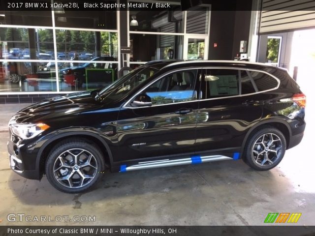 2017 BMW X1 xDrive28i in Black Sapphire Metallic