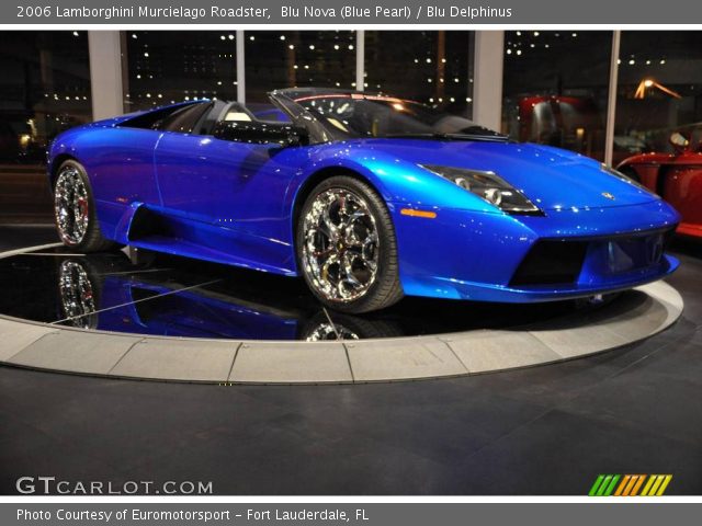 2006 Lamborghini Murcielago Roadster in Blu Nova (Blue Pearl)