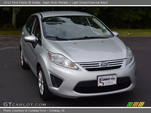 2012 Ford Fiesta SE Sedan in Ingot Silver Metallic