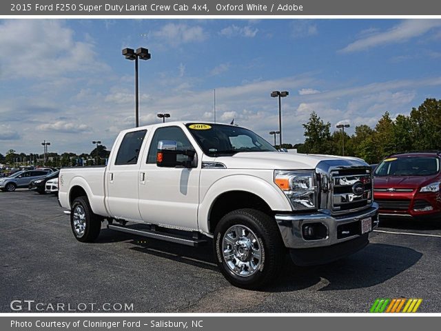 2015 Ford F250 Super Duty Lariat Crew Cab 4x4 in Oxford White
