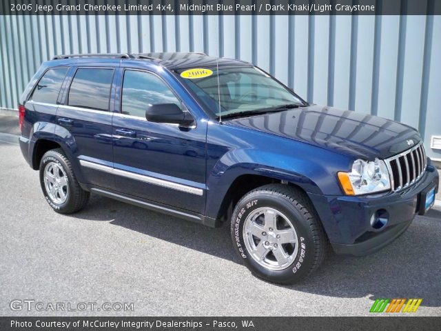 2006 Jeep Grand Cherokee Limited 4x4 in Midnight Blue Pearl