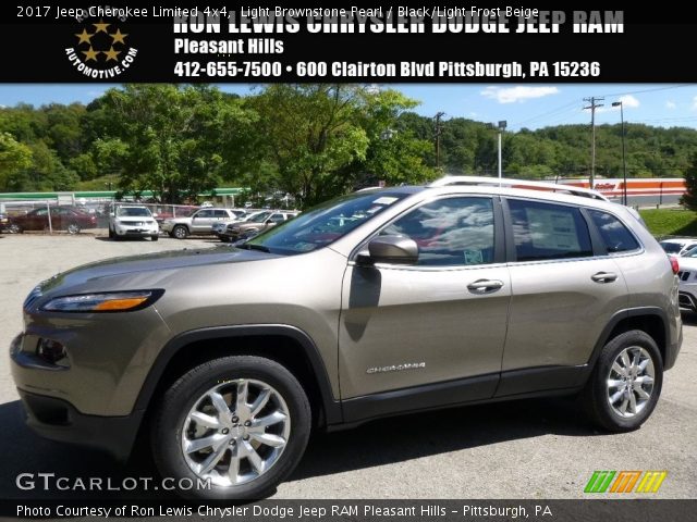 2017 Jeep Cherokee Limited 4x4 in Light Brownstone Pearl