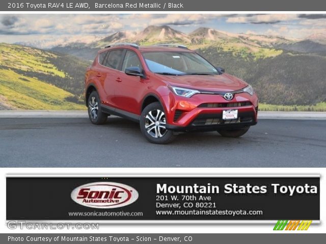 2016 Toyota RAV4 LE AWD in Barcelona Red Metallic