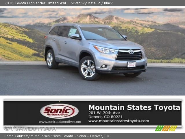2016 Toyota Highlander Limited AWD in Silver Sky Metallic