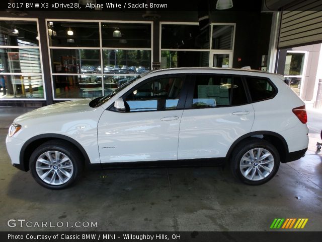 2017 BMW X3 xDrive28i in Alpine White