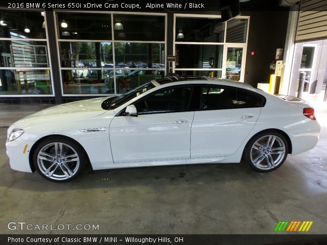 2016 BMW 6 Series 650i xDrive Gran Coupe in Alpine White