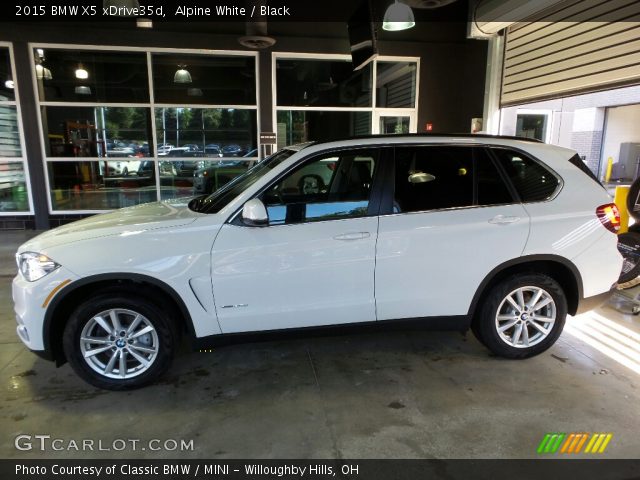 2015 BMW X5 xDrive35d in Alpine White