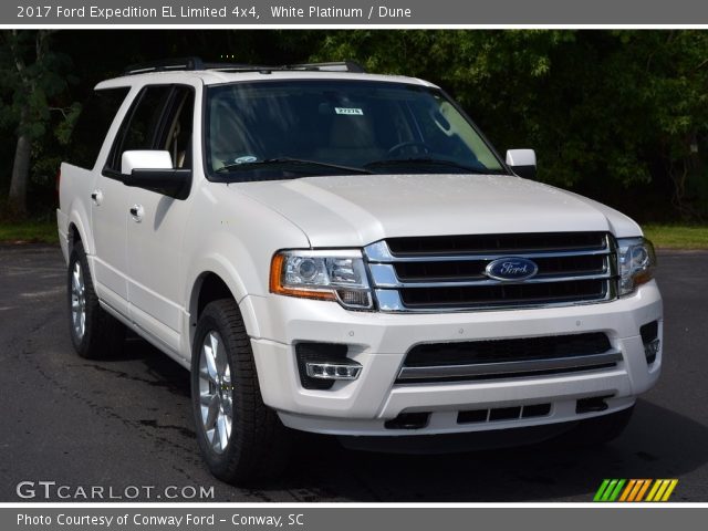 2017 Ford Expedition EL Limited 4x4 in White Platinum