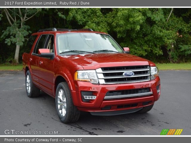 2017 Ford Expedition Limited in Ruby Red