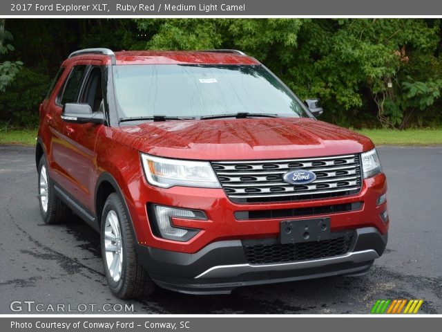 2017 Ford Explorer XLT in Ruby Red