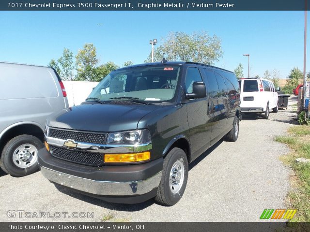 2017 Chevrolet Express 3500 Passenger LT in Graphite Metallic