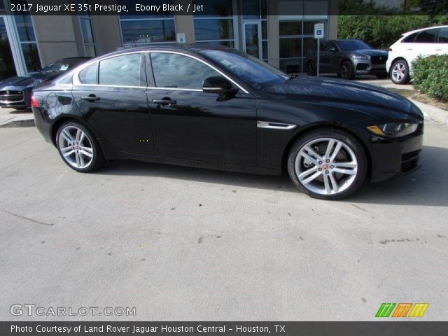 2017 Jaguar XE 35t Prestige in Ebony Black