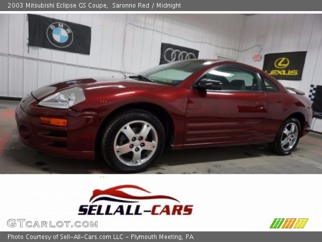 2003 Mitsubishi Eclipse GS Coupe in Saronno Red