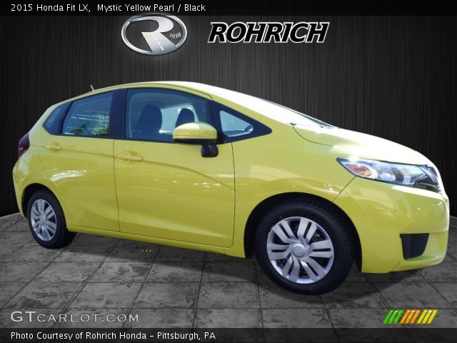 2015 Honda Fit LX in Mystic Yellow Pearl