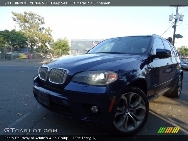 2011 BMW X5 xDrive 50i in Deep Sea Blue Metallic
