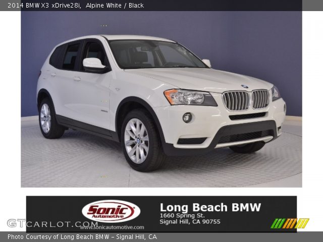 2014 BMW X3 xDrive28i in Alpine White