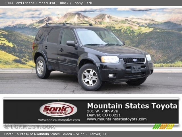 2004 Ford Escape Limited 4WD in Black