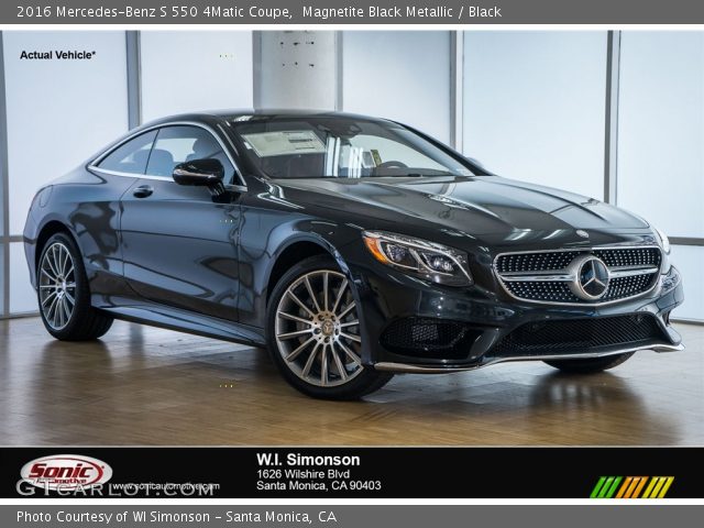 2016 Mercedes-Benz S 550 4Matic Coupe in Magnetite Black Metallic