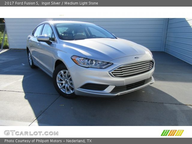 2017 Ford Fusion S in Ingot Silver