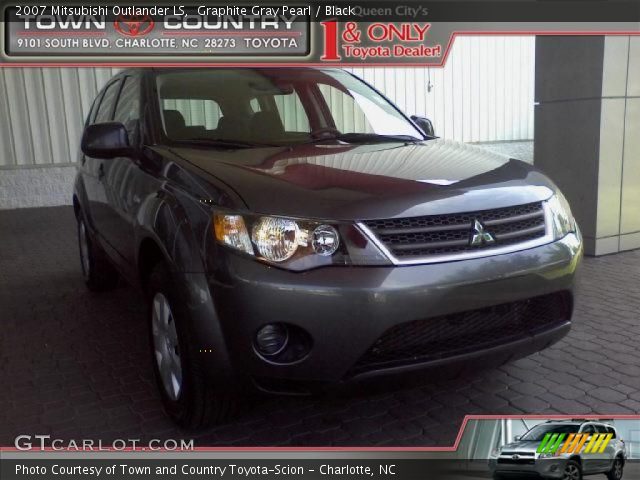 2007 Mitsubishi Outlander LS in Graphite Gray Pearl