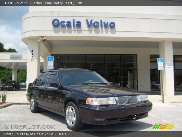 1998 Volvo S90 Sedan in Blackberry Pearl