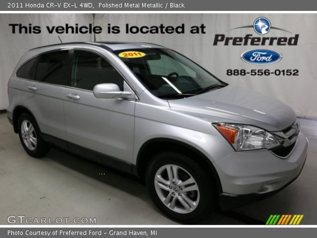 2011 Honda CR-V EX-L 4WD in Polished Metal Metallic