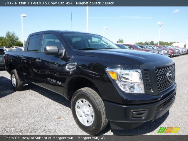 2017 Nissan TITAN XD S Crew Cab 4x4 in Magnetic Black