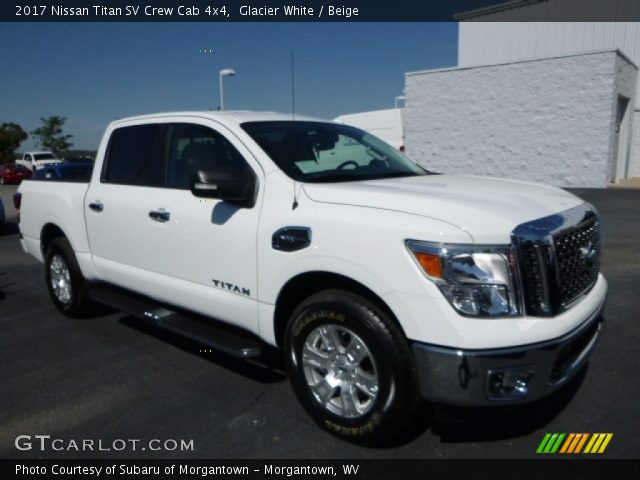 2017 Nissan Titan SV Crew Cab 4x4 in Glacier White