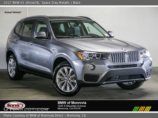 2017 BMW X3 xDrive28i in Space Gray Metallic