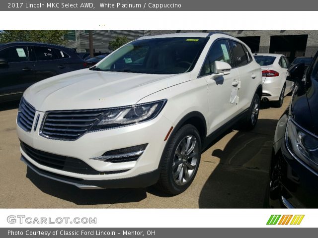 2017 Lincoln MKC Select AWD in White Platinum