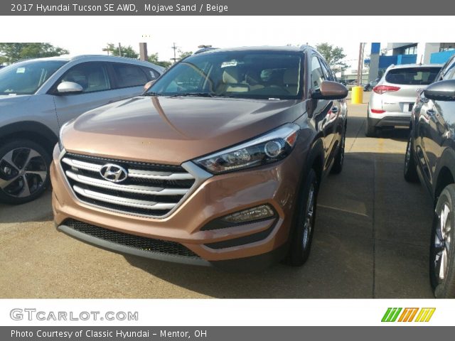 2017 Hyundai Tucson SE AWD in Mojave Sand