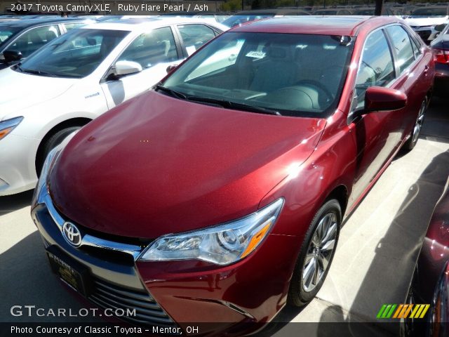 2017 Toyota Camry XLE in Ruby Flare Pearl