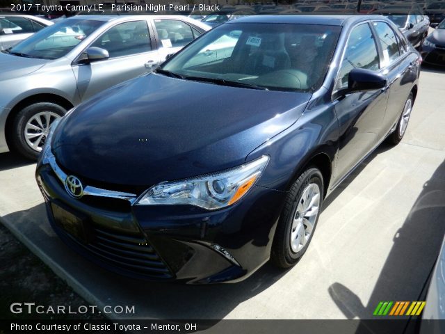 2017 Toyota Camry LE in Parisian Night Pearl