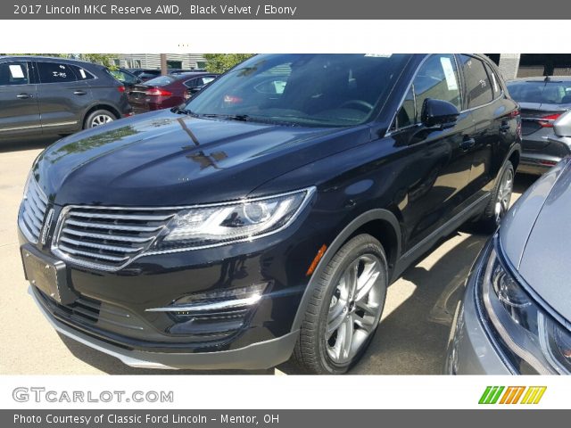 2017 Lincoln MKC Reserve AWD in Black Velvet