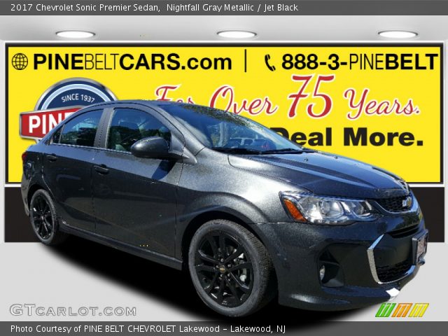 2017 Chevrolet Sonic Premier Sedan in Nightfall Gray Metallic