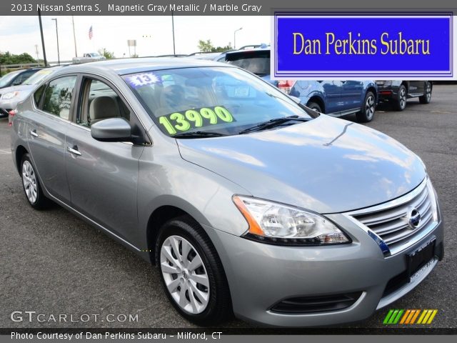 2013 Nissan Sentra S in Magnetic Gray Metallic