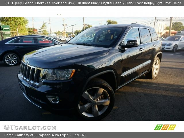 2011 Jeep Grand Cherokee Overland 4x4 in Brilliant Black Crystal Pearl