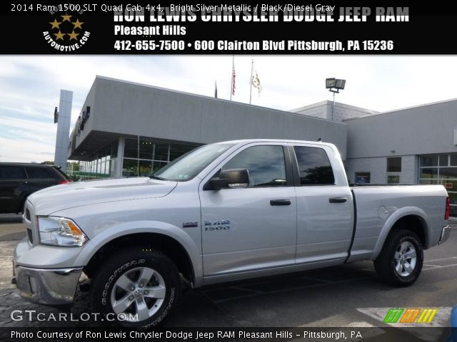 2014 Ram 1500 SLT Quad Cab 4x4 in Bright Silver Metallic